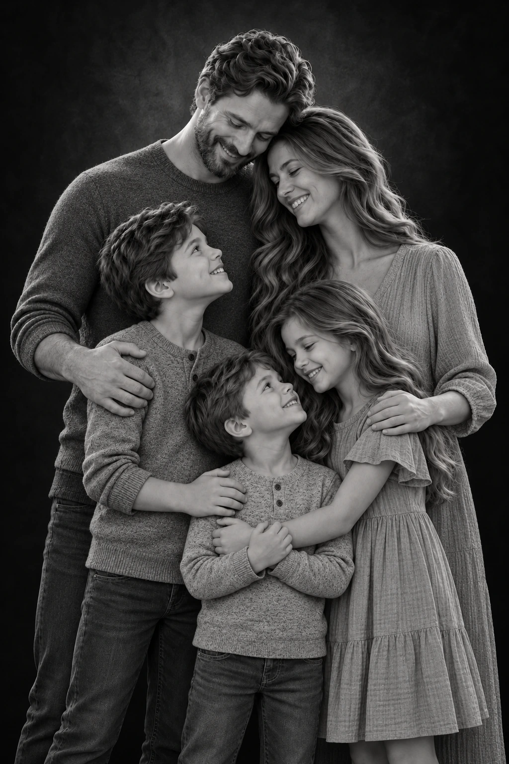 Family Emotional Embrace