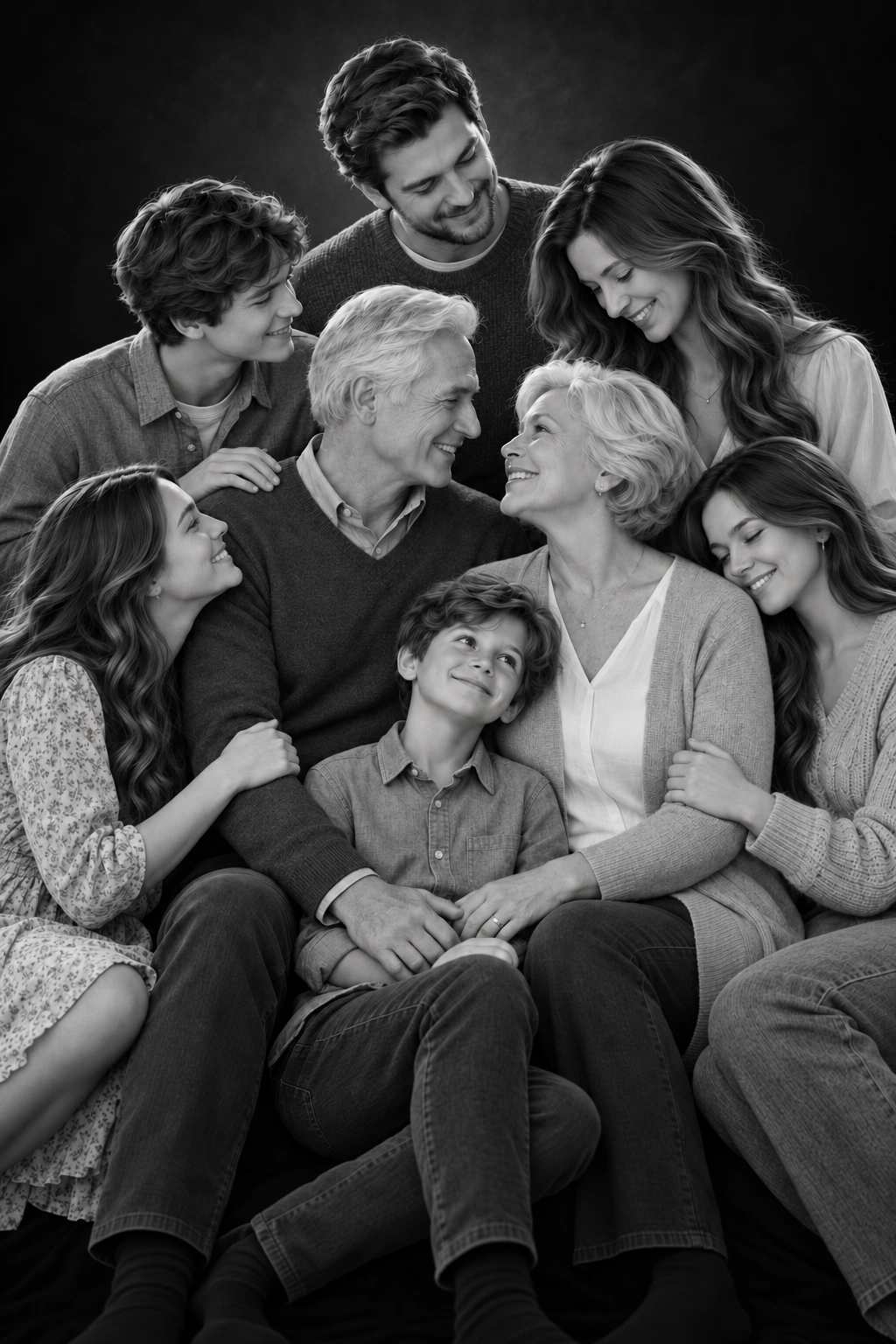 Multigenerational Emotional Embrace