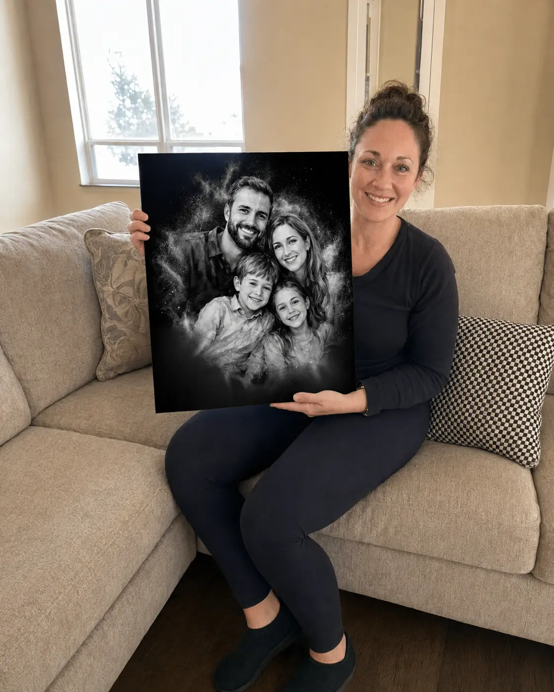 Custom family portrait inspiration