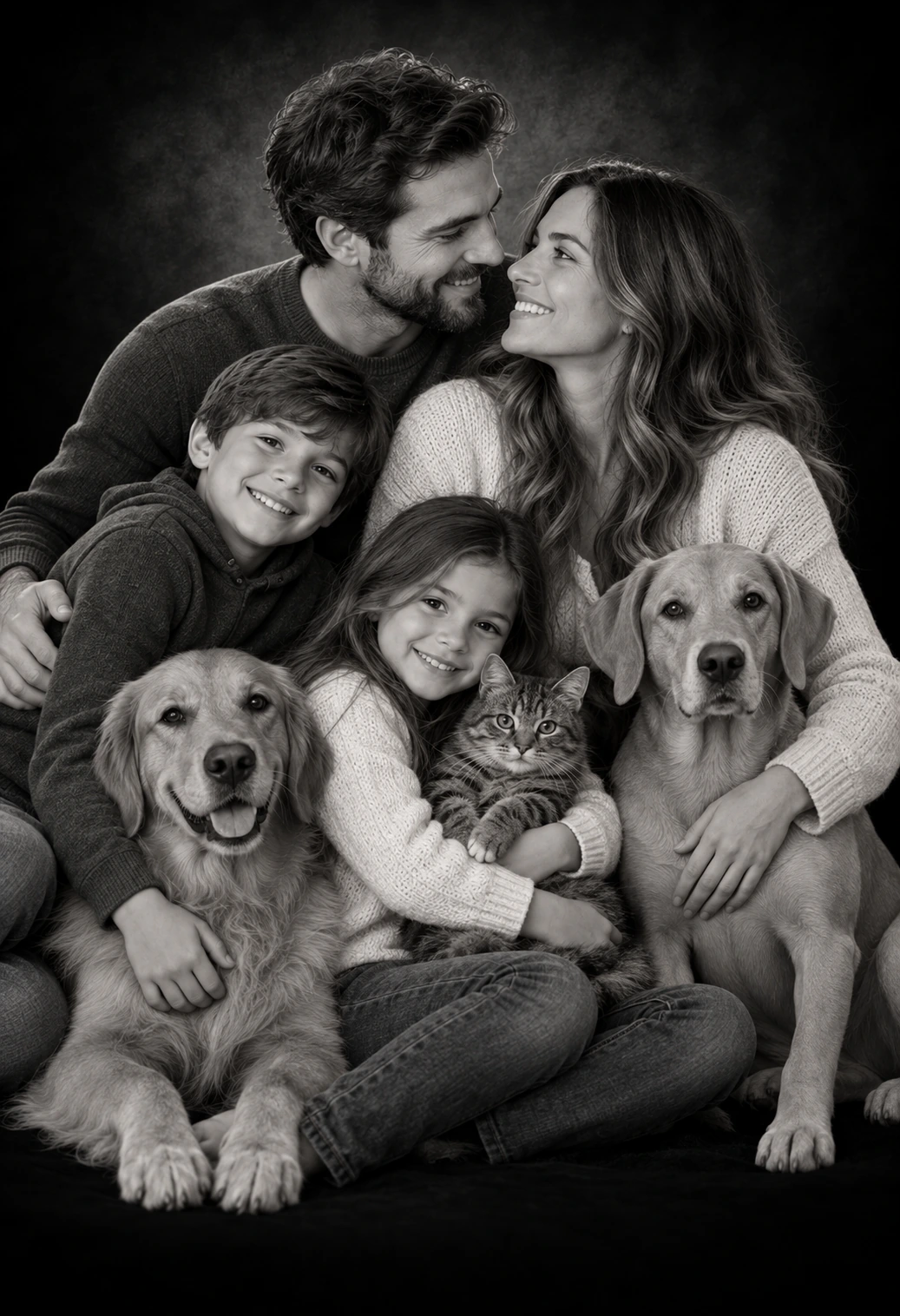 4 People and 3 Pets · All Our Love