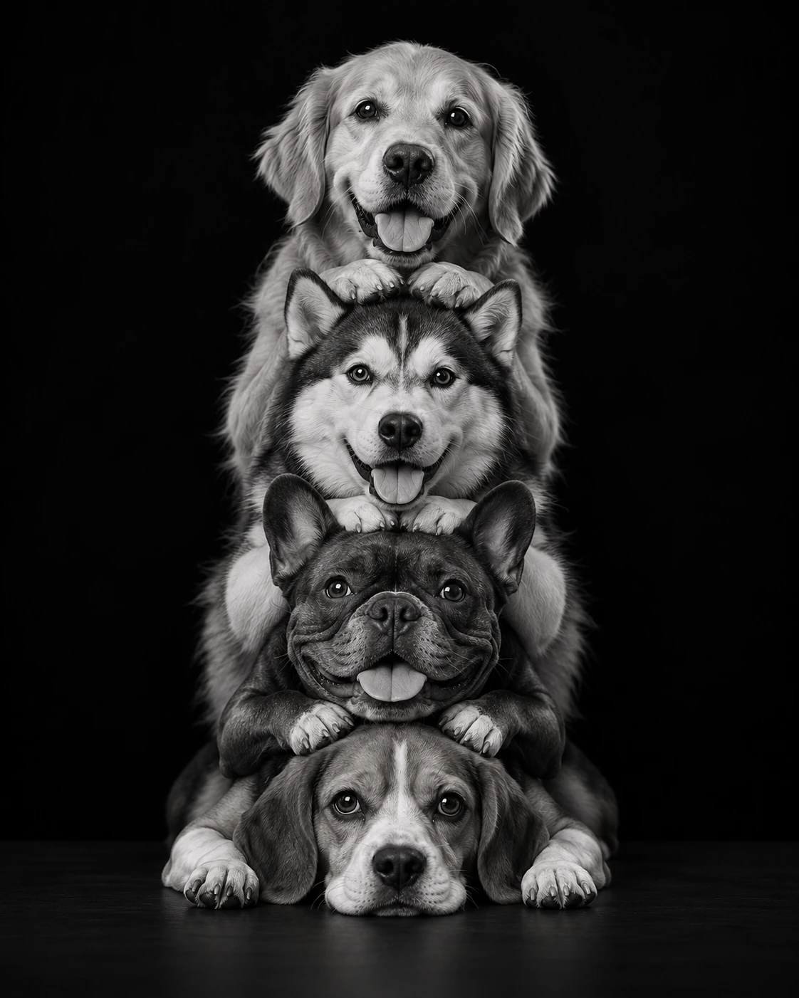 · Stacked